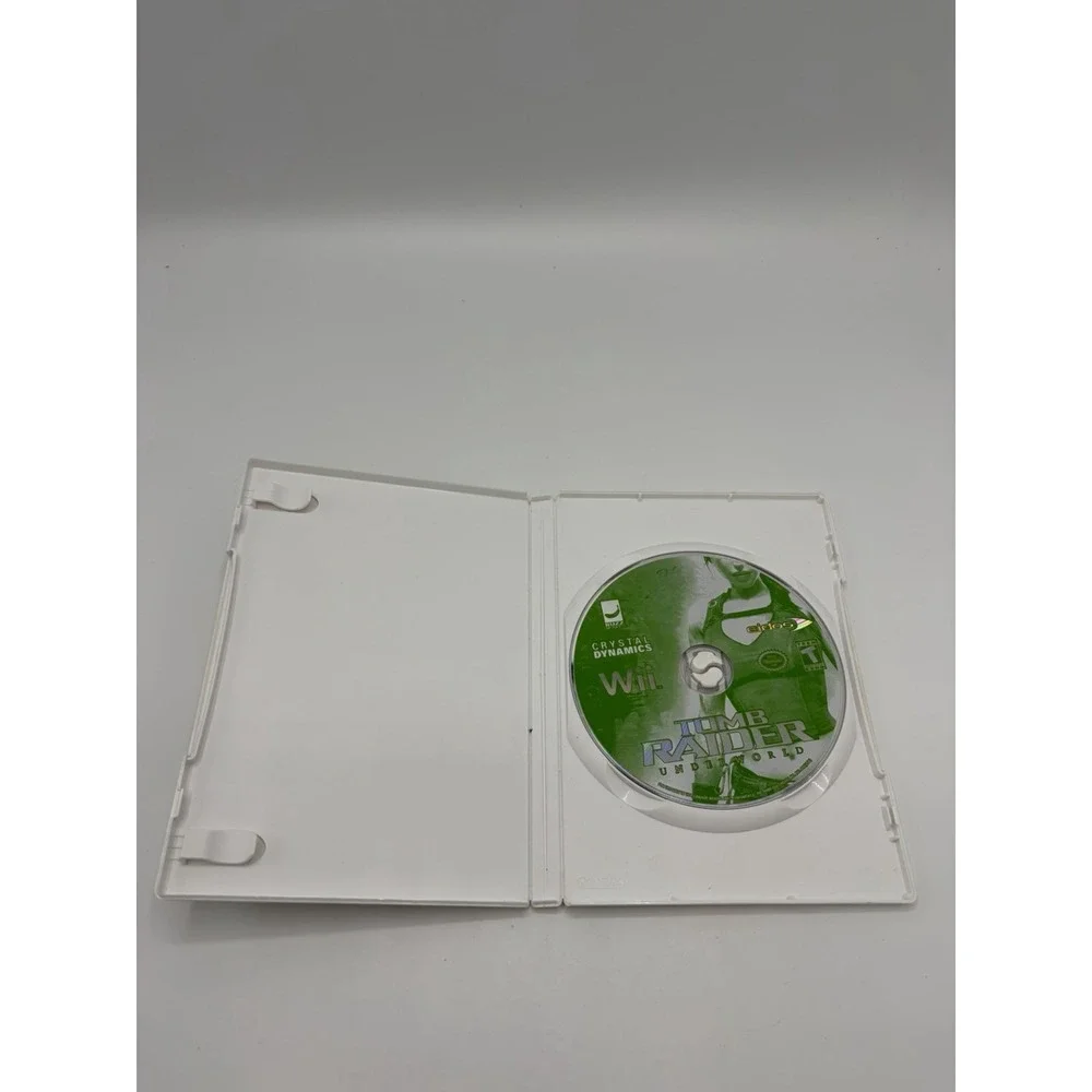 Tomb Raider: Underworld (Nintendo Wii, 2008) Video Game With Case + Disc